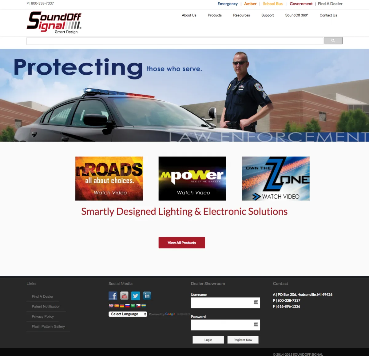 Sound Off Signal Website